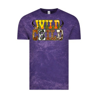 Cloud Purple Western wild child Vintage Tee - texasbilliewilder