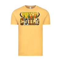 Vintage Mustard Western wild child Vintage Tee - texasbilliewilder