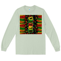 Matcha Black license letters  juneteenth Long Sleeve Tee - Zillion Design Studio
