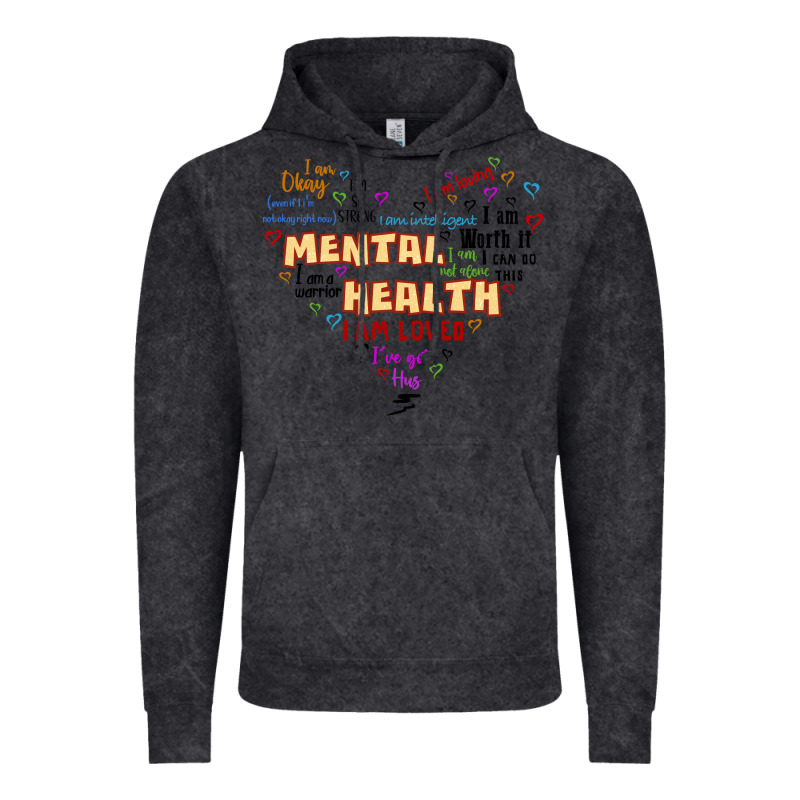 Mental Health Matters Vintage Hoodie by JahusDesignShop | Teevron
