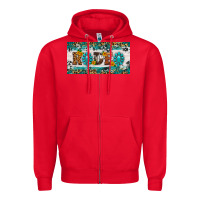 Red rodeo license plate Zipper Hoodie - HRA Design Shop