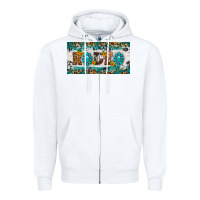 White rodeo license plate Zipper Hoodie - HRA Design Shop