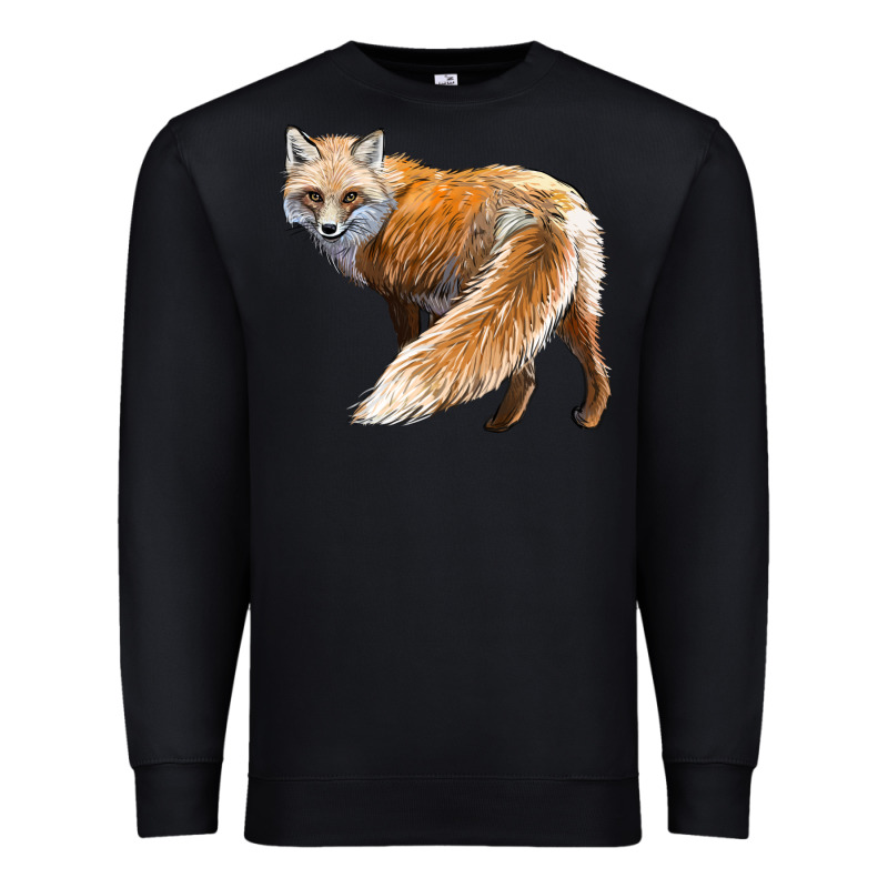 Red Fox Premium Sweatshirt by LillyAllenDesigns | Teevron