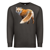 Smoke Red Fox Premium Sweatshirt - LillyAllenDesigns