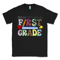 Black hellofirstgrade Classic Tee - CowhideDigitalArt