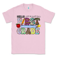 Bubblegum Pink hellofirstgrade Classic Tee - CowhideDigitalArt