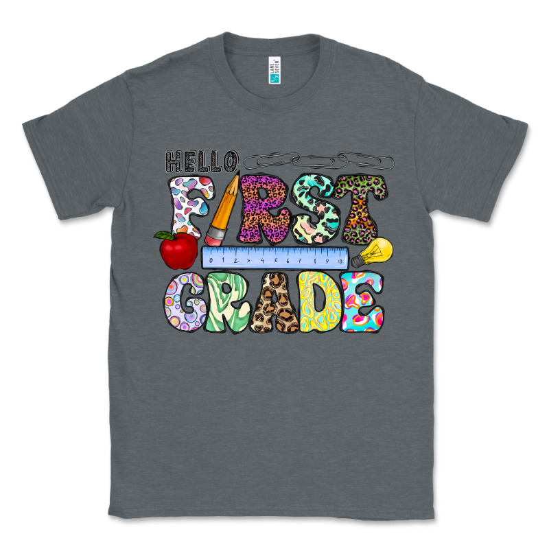 Hellofirstgrade Classic Tee by CowhideDigitalArt | Teevron