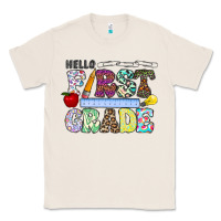 Natural hellofirstgrade Classic Tee - CowhideDigitalArt
