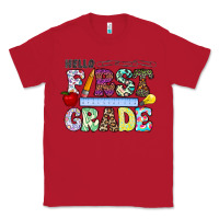 Red hellofirstgrade Classic Tee - CowhideDigitalArt