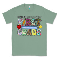 Sage hellofirstgrade Classic Tee - CowhideDigitalArt