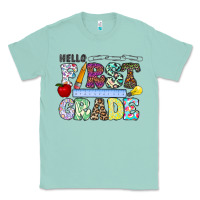 Seafoam hellofirstgrade Classic Tee - CowhideDigitalArt