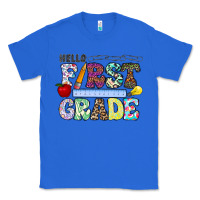 True Royal hellofirstgrade Classic Tee - CowhideDigitalArt