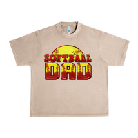 French Oak softball dad Urban Heavy Tee - Zillion Design Studio