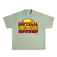 Oil Green softball dad Urban Heavy Tee - Zillion Design Studio