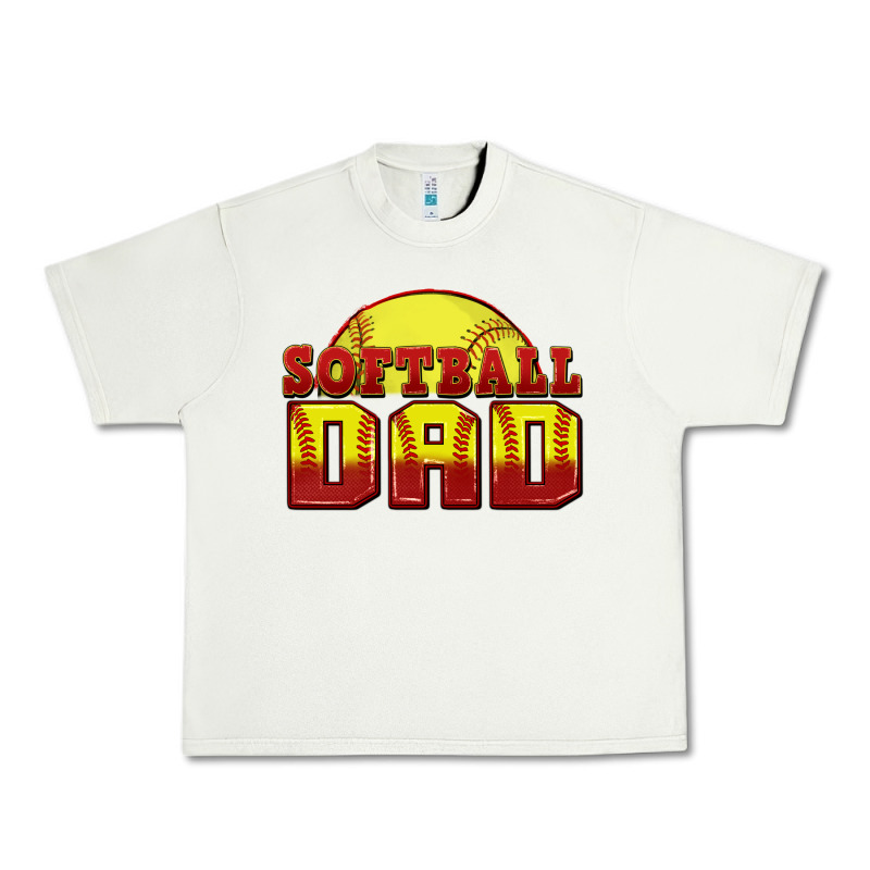 Softball Dad Urban Heavy Tee by Zillion Design Studio | Teevron