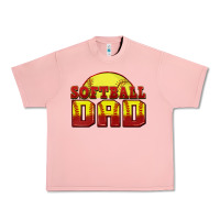 Salmon softball dad Urban Heavy Tee - Zillion Design Studio