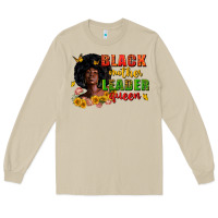 Mushroom Black mother leader queen juneteenth Long Sleeve Tee - Zillion Design Studio