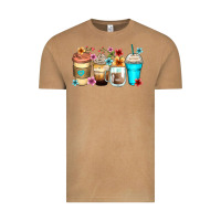 Vintage Camel flowers with coffee Vintage Tee - Zillion Design Studio