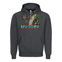 Smoke not a hugger Zipper Hoodie - CowhideDigitalArt