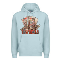 Blue Mist long live cowgirls cards Premium Hoodie - NancyCooperArtShop