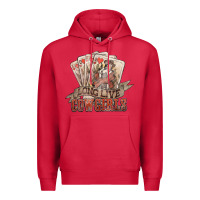 Cardinal long live cowgirls cards Premium Hoodie - NancyCooperArtShop