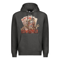 Charcoal Heather long live cowgirls cards Premium Hoodie - NancyCooperArtShop
