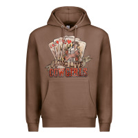 Chestnut long live cowgirls cards Premium Hoodie - NancyCooperArtShop