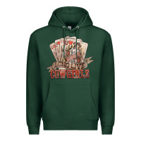 Sports Green long live cowgirls cards Premium Hoodie - NancyCooperArtShop