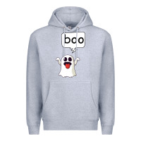 Heather Grey Boo Premium Hoodie - Bettercallsaul