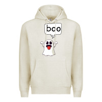 Oatmeal Heather Boo Premium Hoodie - Bettercallsaul