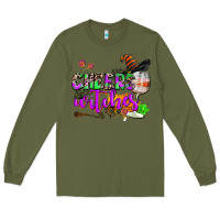 Army Green cheers witches Long Sleeve Tee - AdoDesignShop