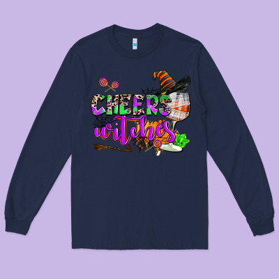 Cheers Witches Long Sleeve Tee Designed By Adodesignshop