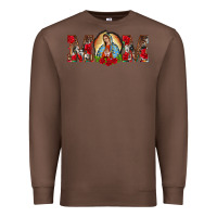 Chestnut mom lady of guadalupe Premium Sweatshirt - BarkalooDesign