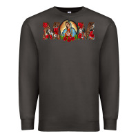 Smoke mom lady of guadalupe Premium Sweatshirt - BarkalooDesign