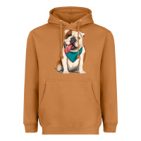 Meerkat english bulldog Heavyweight Hoodie - Artiststas