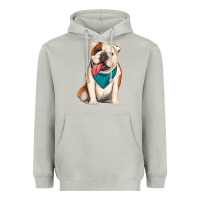 Moon Dust english bulldog Heavyweight Hoodie - Artiststas