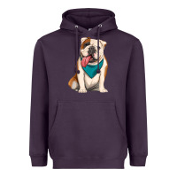 Plum english bulldog Heavyweight Hoodie - Artiststas