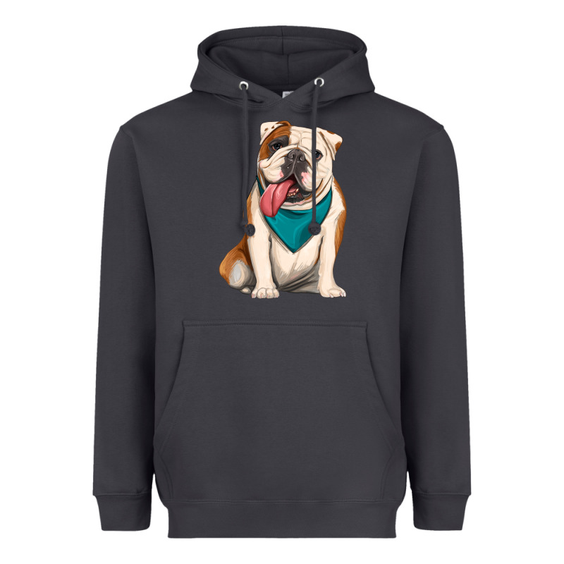 English Bulldog Heavyweight Hoodie by Artiststas | Teevron