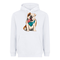 White english bulldog Heavyweight Hoodie - Artiststas