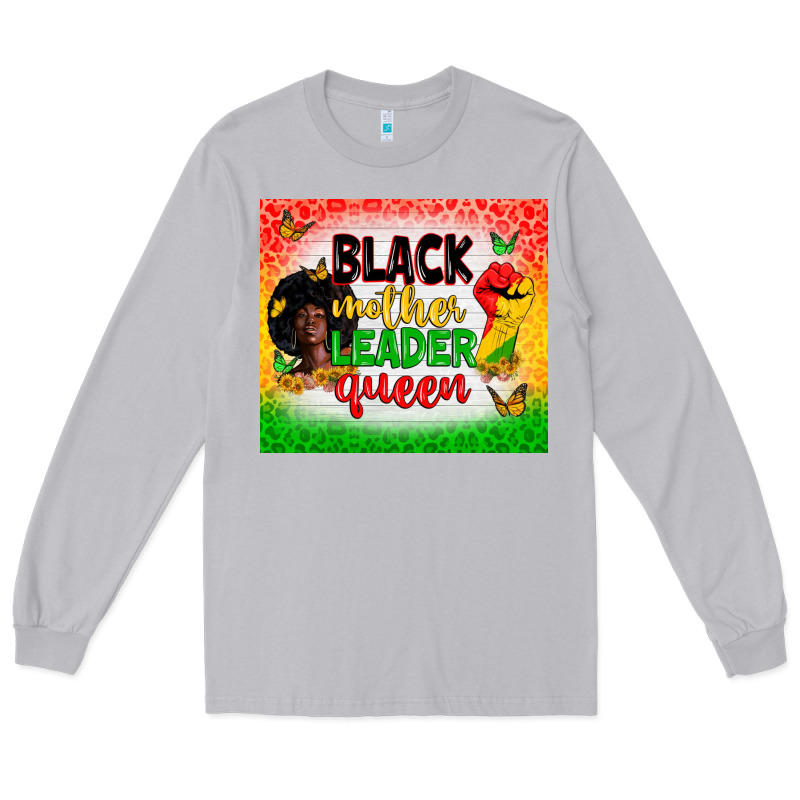 Black Mother Leader Long Sleeve Tee by Zillion Design Studio | Teevron
