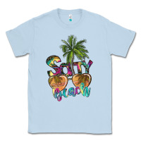 Dusty Blue salty beach Classic Tee - SublimationCraftShop