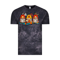 Cloud Black firefighter gnomes Vintage Tee - Zillion Design Studio