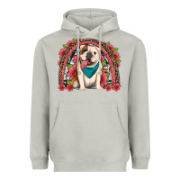 Moon Dust english bulldog floral rainbow Heavyweight Hoodie - Artiststas