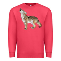 Cardinal Howling Coyote Premium Sweatshirt - LillyAllenDesigns