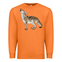 Carrot Howling Coyote Premium Sweatshirt - LillyAllenDesigns