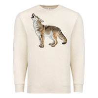Sandshell Howling Coyote Premium Sweatshirt - LillyAllenDesigns