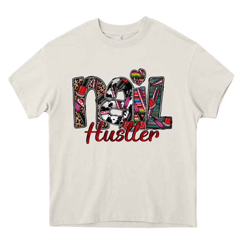 Nail Hustler Heavy Core Tee by SublimationCraftShop | Teevron