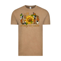 Vintage Coffee With god all things are possible with sunflower Vintage Tee - texasbilliewilder