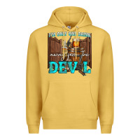 Antique Gold im only one drink Premium Hoodie - NancyCooperArtShop