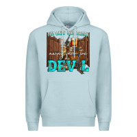Blue Mist im only one drink Premium Hoodie - NancyCooperArtShop